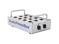 AudioPressBox APB-P112 SB PRESS SPLITTER Passive stagebox 1x line in 12x mic out AudioPressBox APB-P112 SB PRESS SPLITTER Passive stagebox 1x line in 12x mic out